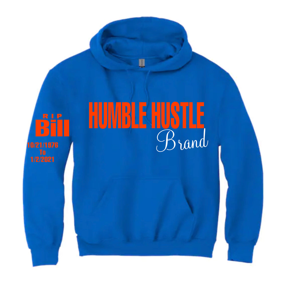 Humble hustle brand center logo